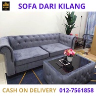 (COD) Chesterfield sofa 3 seater 2 seater 1 seater modern sofa Modern Sofa Diamond Sofa whole Malays