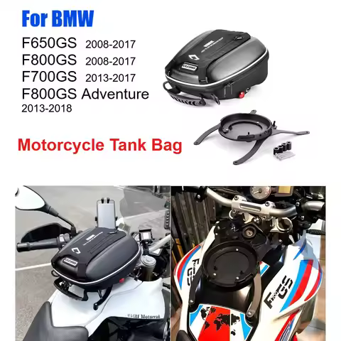 Tank Bag for BMW F650GS F700GS F800GS 2008-2017 Motorcycle Luggage Waterproof Backpack F700 F800 GS 
