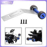 Mippos RC Wheelie Bar Wheel อัพเกรดชิ้นส่วนอะลูมิเนียมอัลลอยของมืออาชีพ RC Headup Wheel Pone สำหรับ1