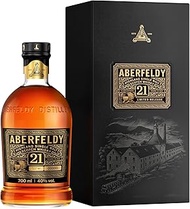 Aberfeldy 21 Year Old Highland Scotch Single Malt Whisky with Gift Box, 75cl / 750ml, 40% ABV, Aged