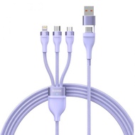 Baseus สายชาร์จเร็ว 100W รุ่น Flash Series Ⅱ One-for-three Fast Charging Data Cable แบบ USB to Micro