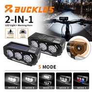 BUCKLOS Waterproof Bike Light Rechargeable Versatile Light For Bike Anti-slip Bike Light Front Durab