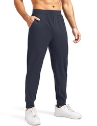 Blouty Men's Joggers Pants with Zipper Pockets Stretch Workout Athletic Sweatpants Gym Golf Joggers 