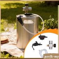 [PerfkMY] Mini Keg Dispenser Kit with Beer Line and Picnic Tap Lightweight Home Brewing Beer Faucet 
