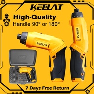 KEELAT Original Mini Cordless Screwdriver Set 38 Pieces Multifunctional Home Repair  Screwdriver Han