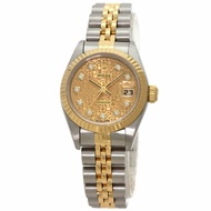勞力士 69173G Datejust 10P 鑽石腕錶 不鏽鋼 SSxK18YG K8YG 女款 ROLEX