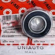 BEARING 6004 2RSR FAG RUBBER CAP GERMANY UNIVERSAL MULTIPURPOSE BEARING