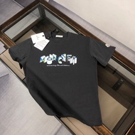 Moncler2026 Moncler-New Style 6XL2026 Early Spring New Style Short-Sleeved T-Shirt Men's Women's Cou