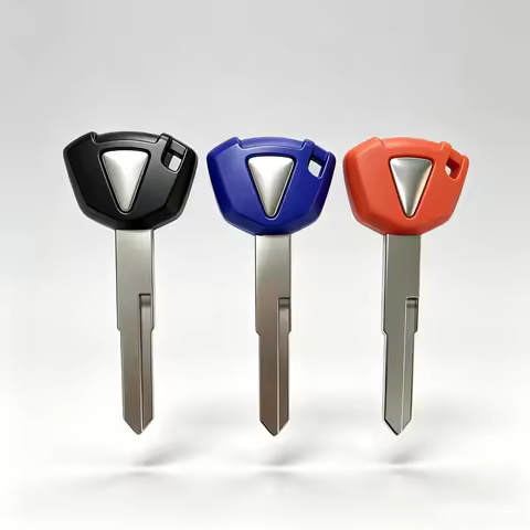 1Pcs/3Pcs New Blank Key Motorcycle Replace Uncut Keys For ZX6R ZX9R ZX10R ZX12R ZX14R ZZR1400 Ninja 