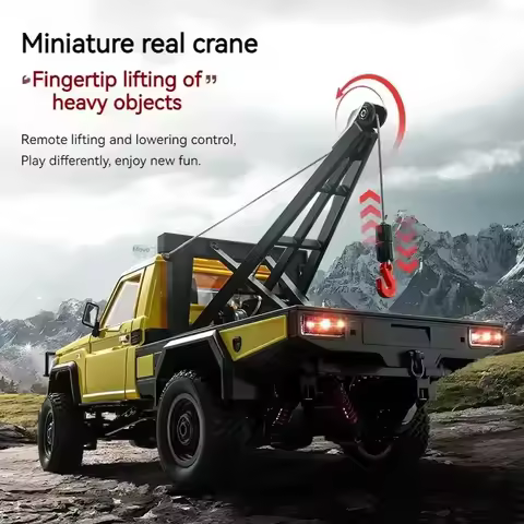 MN82T RC Electric Rescue Rc Car 1/12 RC Climbing MN82 4WD 2.4G Remote Control Simulation Crane Model