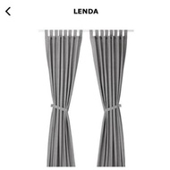 LENDA Curtains 1 pair Langsir Ikea