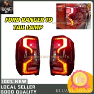 FORD RANGER T9 XL/XLT/XLT+ WILDTRAK STYLE LED TAIL LAMP SMOKE TAIL LIGHT LAMPU BELAKANG RANGER T9 LED LAMP