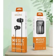 🔥Ready Stock🔥 NEW ABODOS EARPHONE HEADSET SUPER BASS HIGH QUANLITY SOUND 100% ORIGINAL AS-ES55