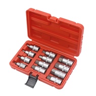 12Pcs 1/2 inch Drive Impact Hex Bit Socket Set H5 H6 H7 H8 H10 H12 H14 H16 H17 H18 H19 H22 Hex Key S