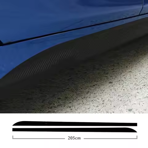 2Pcs Side Skirt Sill Stripe Body Decals Sticker For BMW E90 E92 E93 F20 F21 F30 F31 F32 F33 F34 F15 