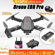 TERLARIS Drone E Pro 4k Dual Camera Drone Kamera Jarak Jauh Mini HD