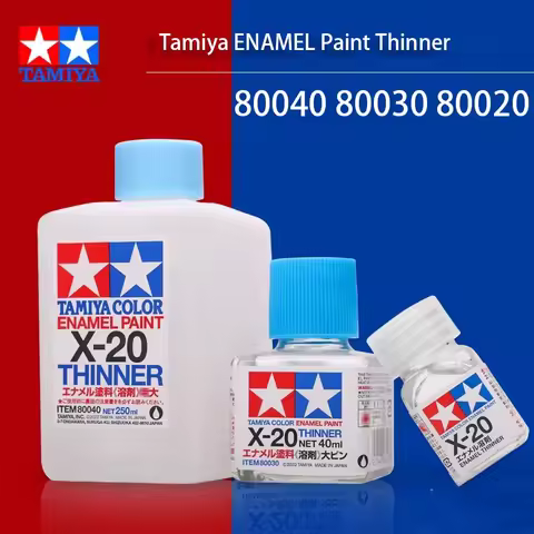 Tamiya X20 10ML 40ML Color ENAMEL Paint Thinner 80020 80030 80040 for Assembly Model Hobby Tools Pai
