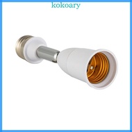 KOK E26 E27 Light Bulb Socket Extender Adapter 180 Degree Bendable Light Fixture E26 E27 to E26 E27 