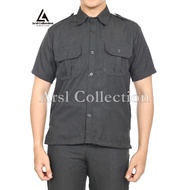 Baju Dinas Abu-Abu Pria – Seragam Kantor PNS Pemda dan Honorer  – Model Modern Rapi & Elegan