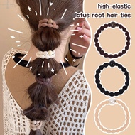 10/15/20Pcs Pearl Beads Hair Scrunchies - Hair Style Accessories - Simple Rubber Band - Minimalist H
