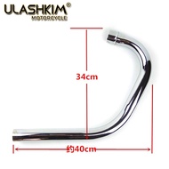 Motorcycle Exhaust Full System Muffler Contact Pipe Slip-On For Honda CG125 CG150 CG200 CG 125 150 2