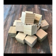 Wooden Cube 4x4 X 4cm Solid Wood Block Wood Cube
