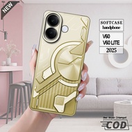 VIVO V60 5G 2025 case AND VIVO V60 LITE 2025 case _Cool Flexible Clear Black Rubber Silicone Casing