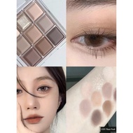 eyeshadow 眼影盘 Jill leen eyeshadow palet coklat sembilan warna bumi sorotan bersepadu jillleen pearle