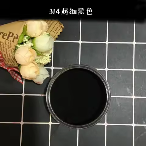 Matte Black Iron Oxide Mineral Pigment -Pigments for Artistic and Decorative Painting Concrete Clay 