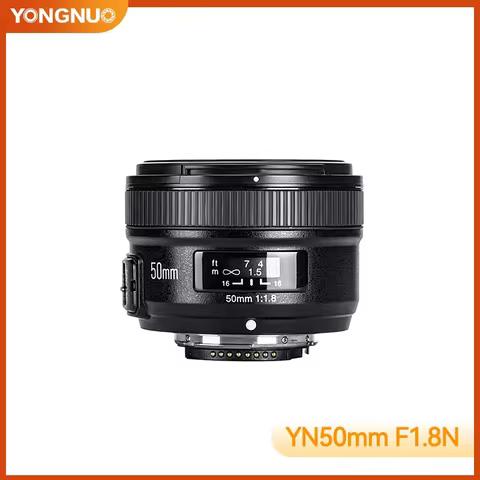 Yongnuo YN50mm F1.8N 50MM Abertura de Lente Para A Câmera de Foco Automático Para Nikon D7200 D5300 