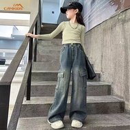 HYS Kids Pants Baby Girl Long Pants Pants For Kids Girl Seluar Jeans Work Childrens Girls Spring And