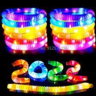 Pop tube pop pipes pop led toy lights