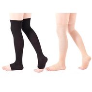 Ranyeeถุงเท้ารัดน่องสำหรับผู้ชายและผู้หญิง,ถุงน่องกันเส้นเลือดขอดแบบเปิดนิ้วแรงดันสูง