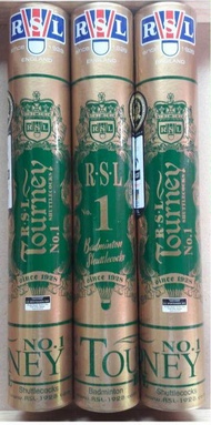 ลูกแบดมินตัน RSL Tourney Gold No.1 (Pack 3 หลอด)