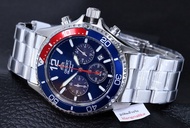 (แถมกล่องแบบพกพาและที่ตัดสาย) นาฬิกา Orient Mako Chronograph Solar-Powered รุ่น RA-TX0201L