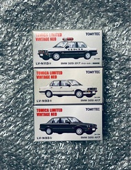 Tomica Limited Vintage Tomy Tomytec 多美卡 TLV (初回 特別仕樣) BMW 325i 寶馬 福島県警車 LV-N113aLV-N93a LV-N93b