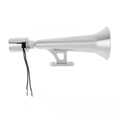 Car Air Horn 125Db 12V/24V Wolf Whistle Trumpet Compressor