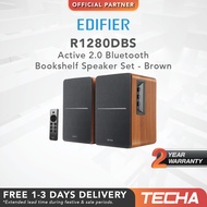 [FAST SHIP] Edifier R1280DBS | Bluetooth Bookshelf Speakers  (Black /Brown)