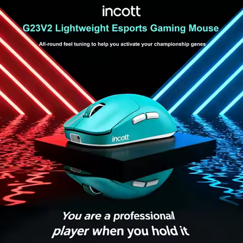 INCOTT G23 V2 SE Gaming Mouse PAW3395 Sensor 47g Lightweight 3-Mode Wireless 8000Hz Polling Rate Hot