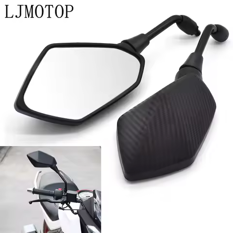 Universial 10mm Motorcycle Mirrors Racing Sport Bike Rear View Mirror For Honda Hornet 250 CB 599 60
