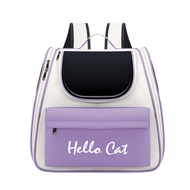 Hello Cat Pet Travel Backpack Cat Backpack Cat Portable Bag Cat Outgoing Bag Beg Kucing Pet Accessor