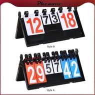 [Phenovo] Table Scoreboard Flip Table Scoreboard Scoreboard for Basketball Tennis
