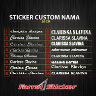 Custom sticker Name sticker 20CM Cutting