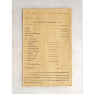 7.5 [4"x6.4"] Payroll Salary Envelope Advise Slip Pay Envelope Printed (100Pieces)