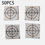 | 50pcs Total Station Reflector Silver Reflective Target Total Station Measurement