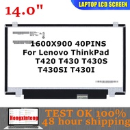 B140RW02  N140FGE-LA2 LP140WD2 LTN140KT03 For Lenovo ThinkPad T420 T430 T430S T430SI T430I LCD Displ
