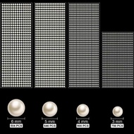 现货白色珍珠连钻整珍珠 儿童DIY珍珠贴纸古装公主风珍珠妆Spot white pearl even drill whole pearl children D  linshuai.my20260116