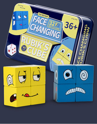 LYZRC Kids Emoji Board Game Expressions Puzzle building blocks Funny Expression Colorful Puzzle Gift