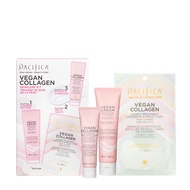 Pacifica Beauty | Vegan Collagen Trial/Value Kit | 3-Piece Skin Care Gift Set | Travel Friendly | Un