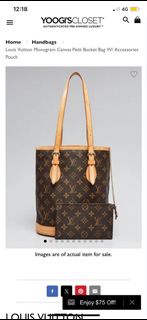 LV 水桶包 水桶袋 Bucket Bag